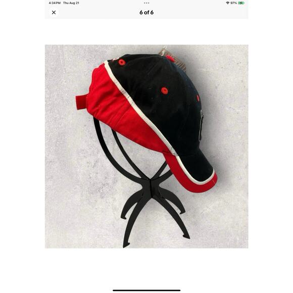 Dale Earnhardt NASCAR Hat NWT Winner’s Circle Black Red Adjustable Cap - Picture 8 of 8